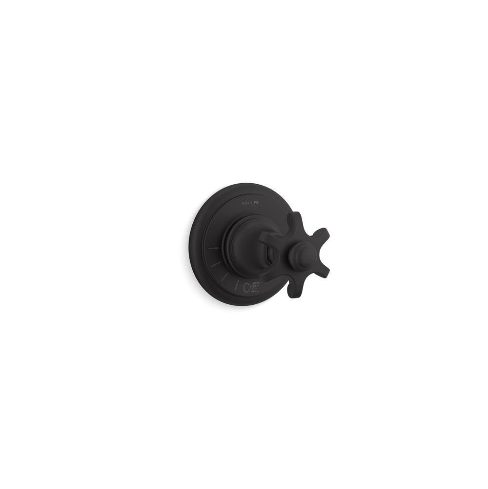 Artifacts MasterShower volume control valve trim with cross handle
