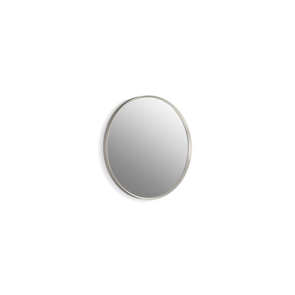 Essential 22" round framed mirror