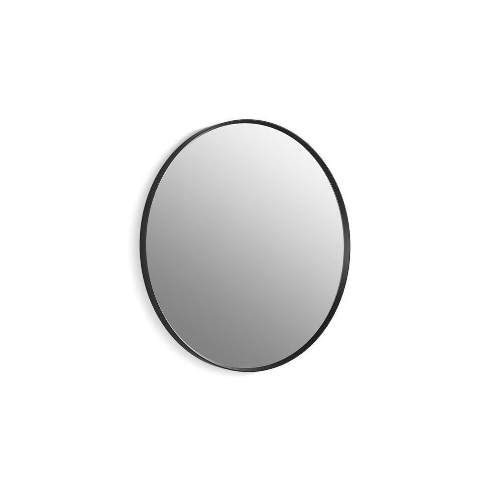 Essential 32" round framed mirror