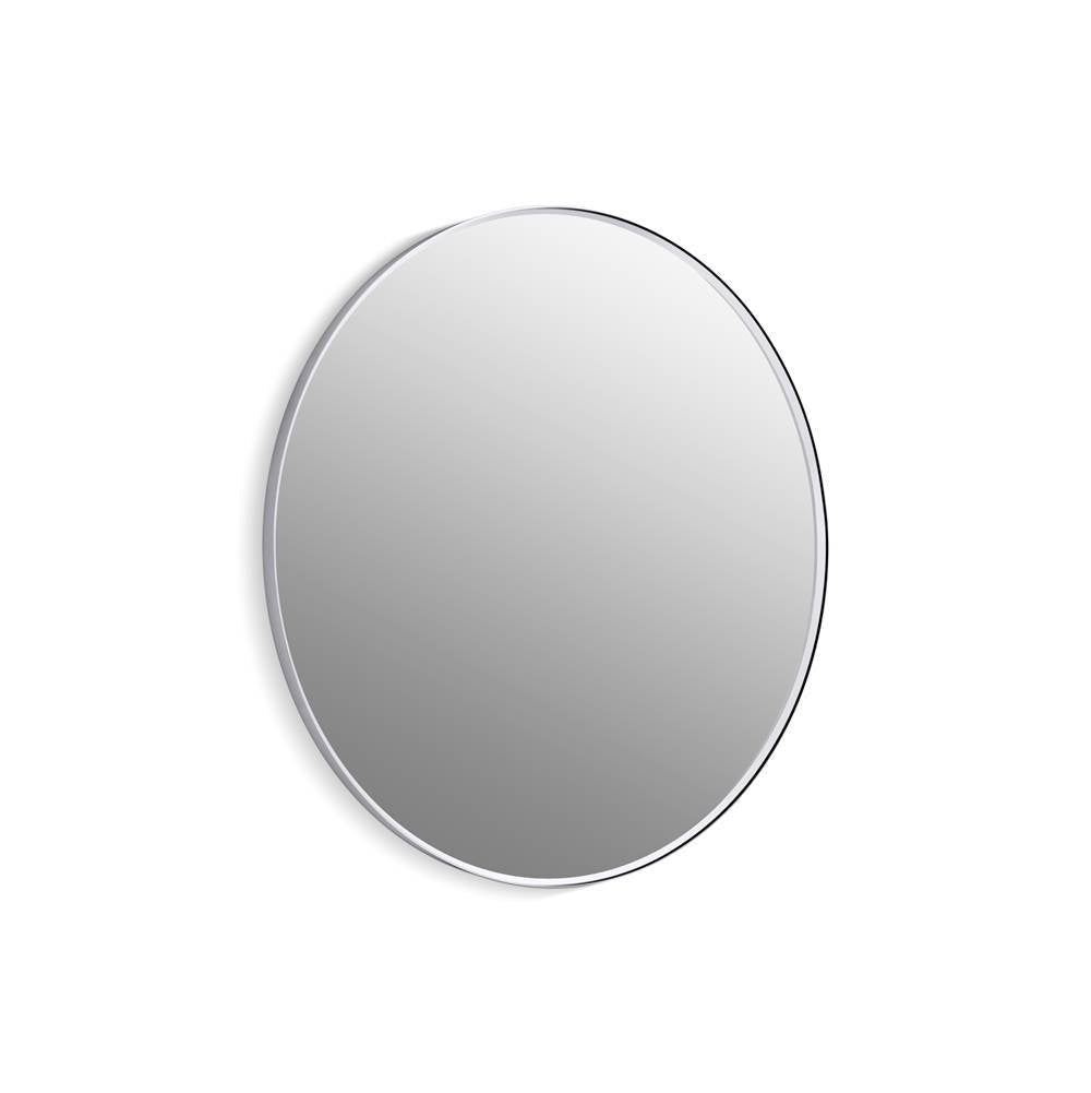 Essential 42" round framed mirror