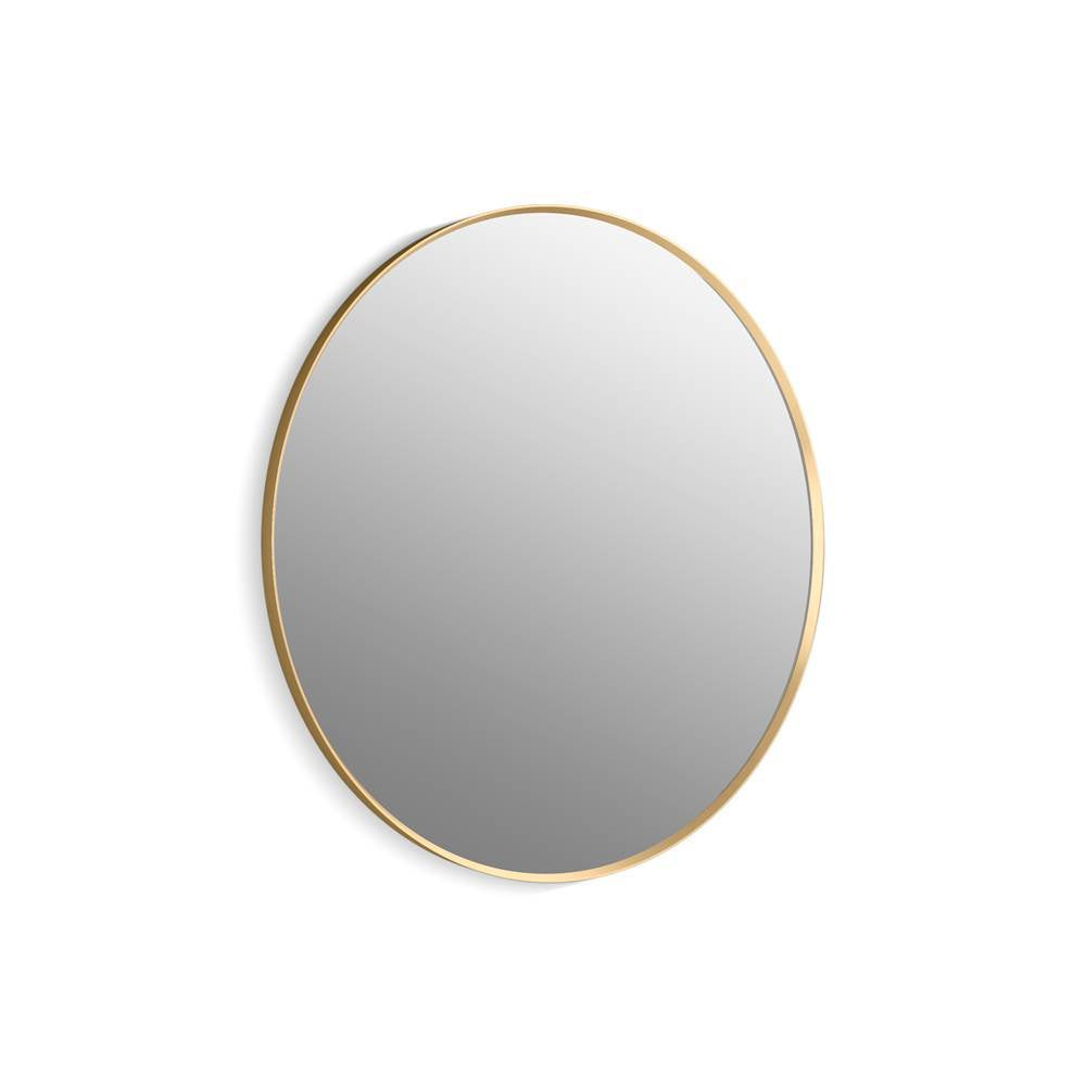 Essential 42" round framed mirror
