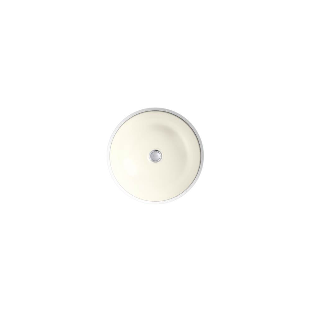 Caxton 16-1/8" round undermount bathroom sink, no overflow