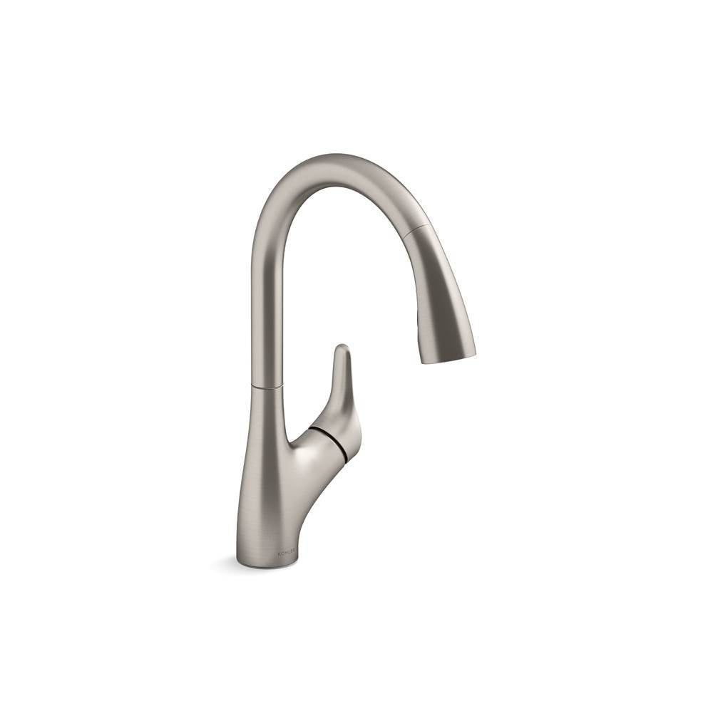 Rival Pull-down kitchen sink faucet with two-function sprayhead