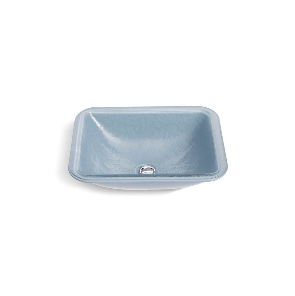 Yepsen 20" rectangular undermount bathroom sink, no overflow