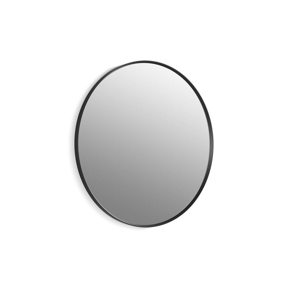 Essential 36" round framed mirror