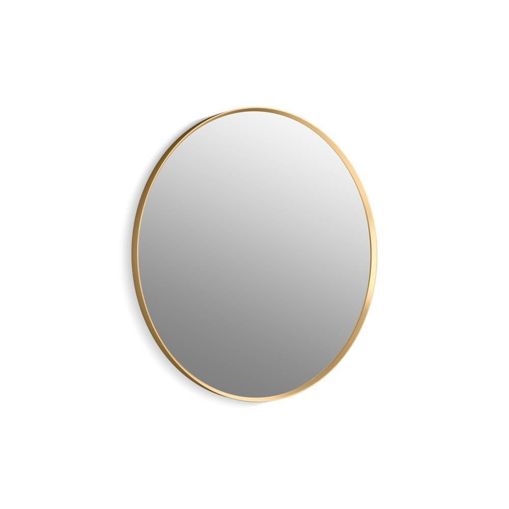 Essential 36" round framed mirror