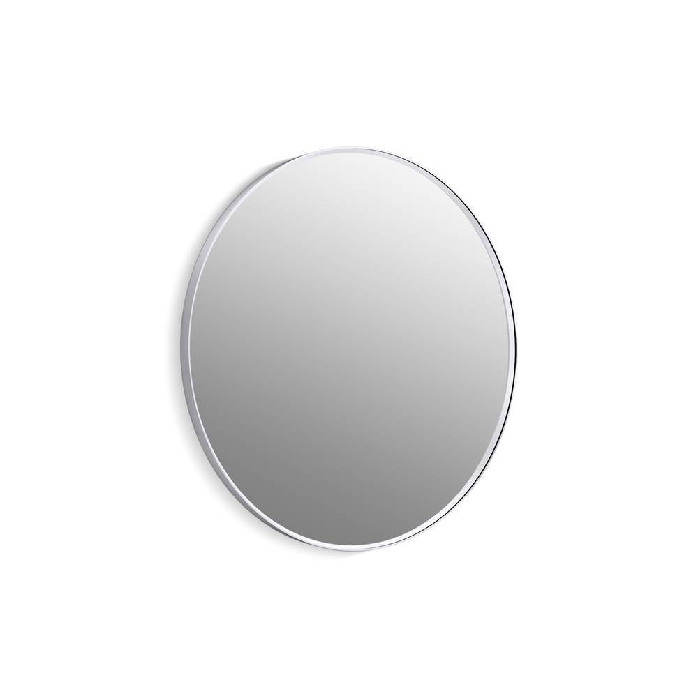 Essential 36" round framed mirror