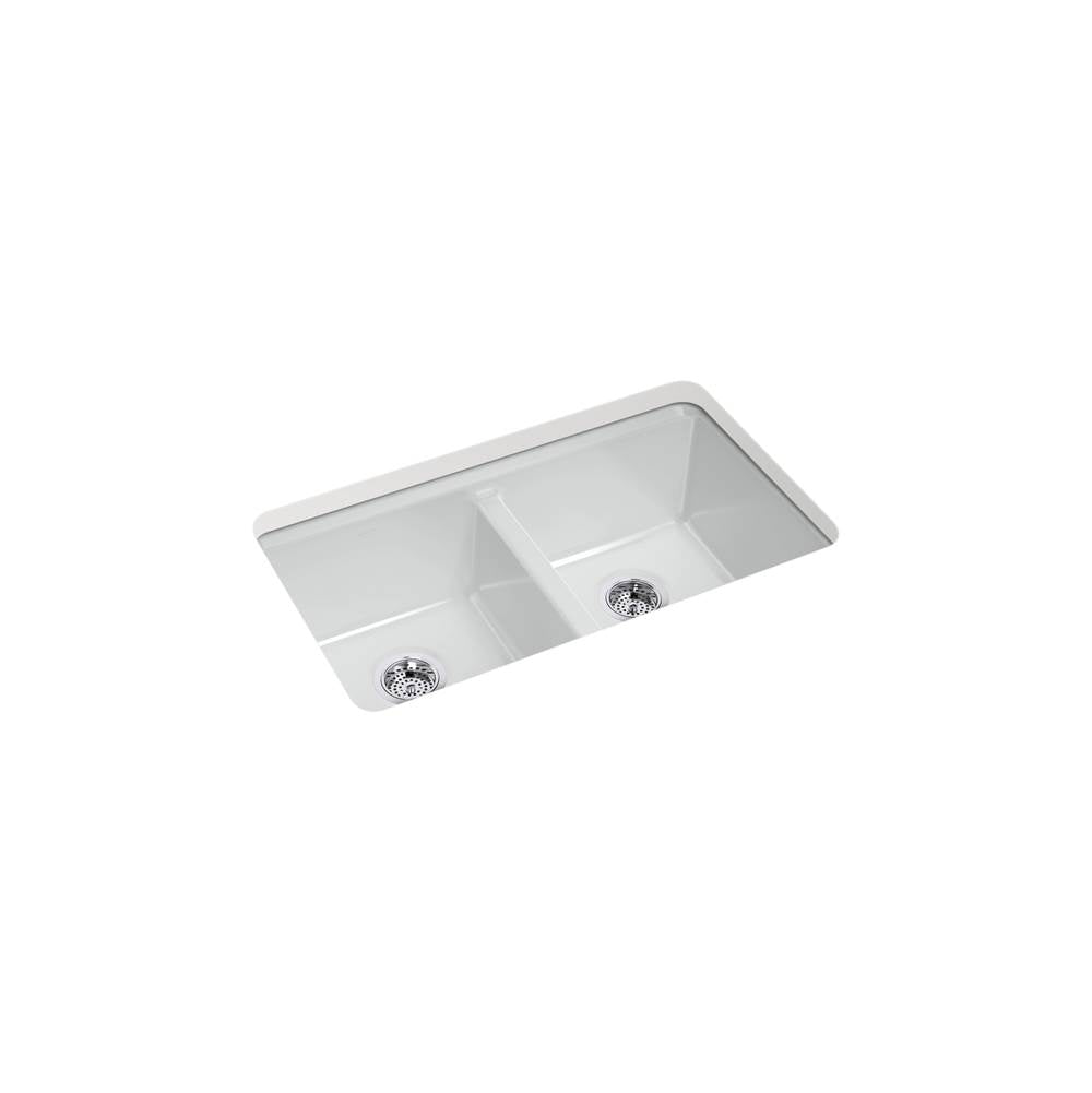 Riverby 33" undermount double-bowl kitchen sink