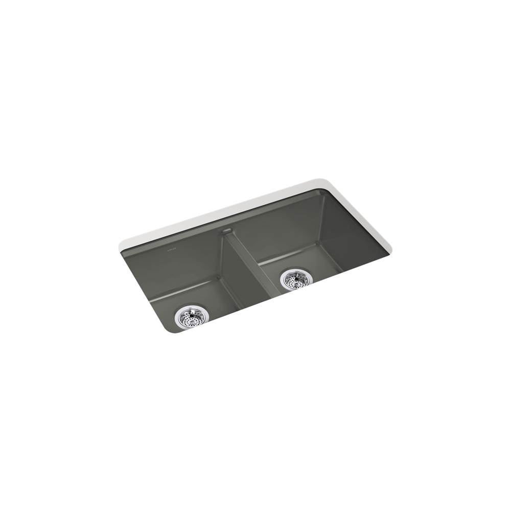 Riverby 33" undermount double-bowl kitchen sink