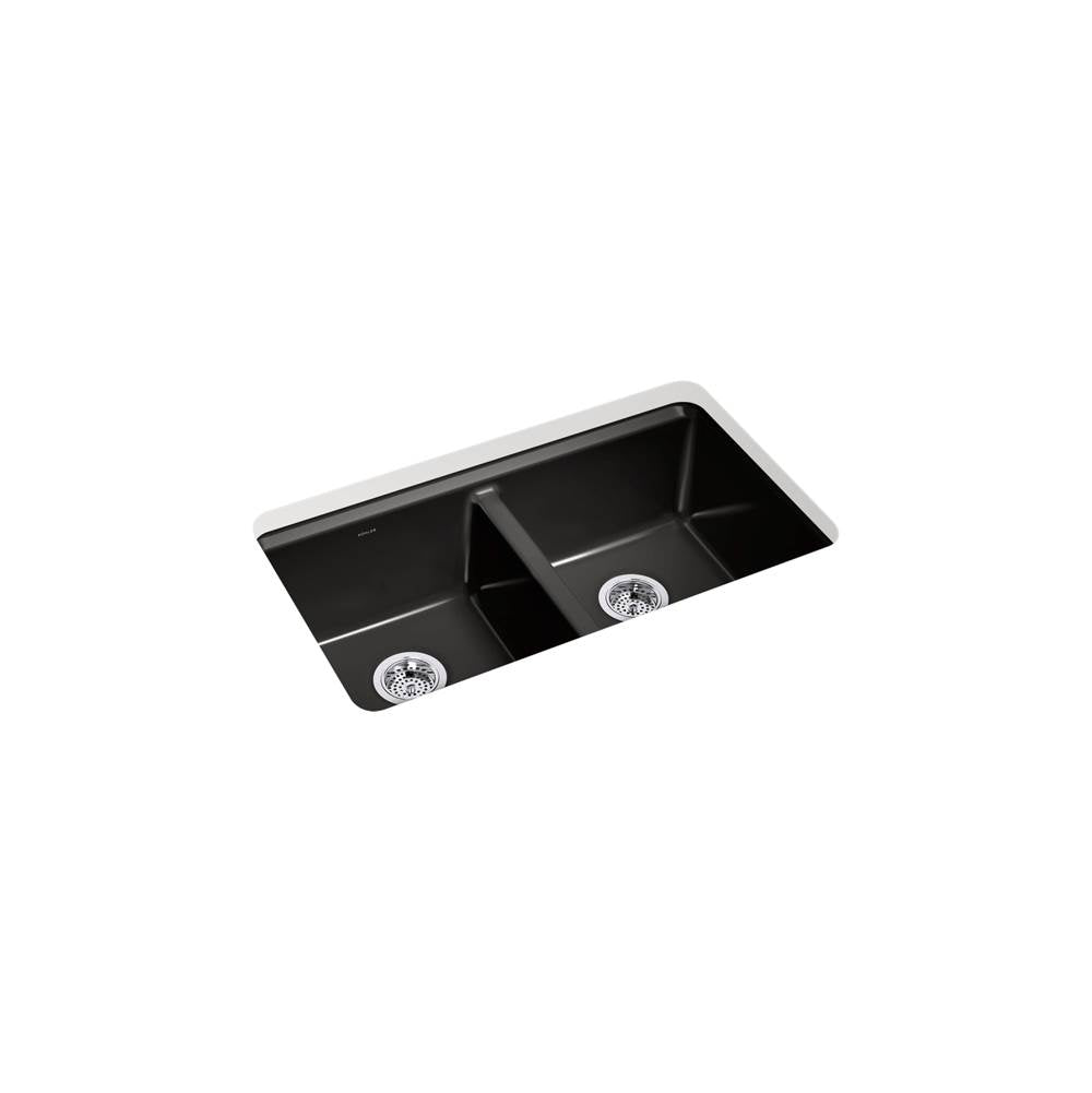 Riverby 33" undermount double-bowl kitchen sink