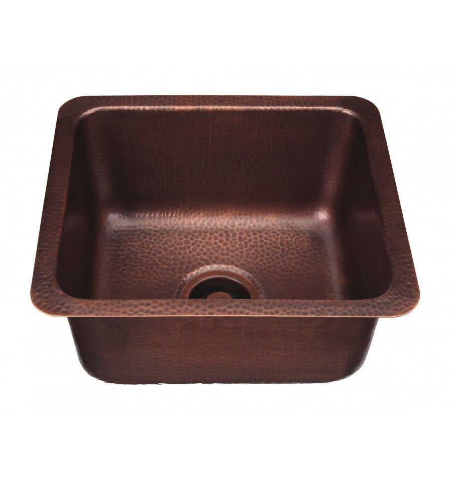 Thompson Traders KPU-1715HA Rivera Bar Sink in Antique Copper
(Hammered)