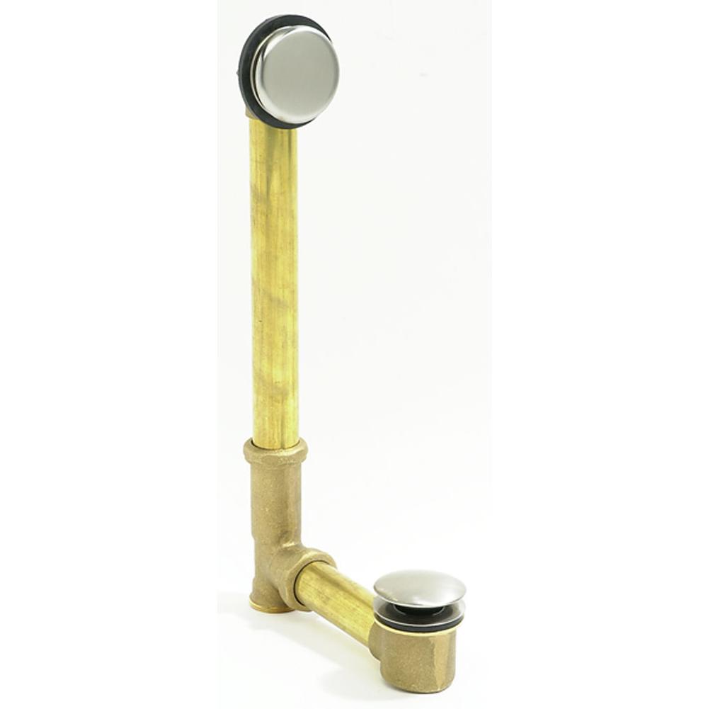 Soft Toe Touch Style Bath Waste and Overflow Drain (Brass Body)