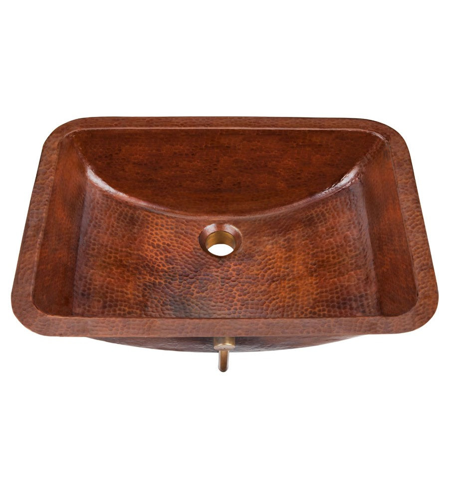 Thompson Traders BRU-2115BC Taxco Bathroom Sink in Aged Copper
(Hammered)