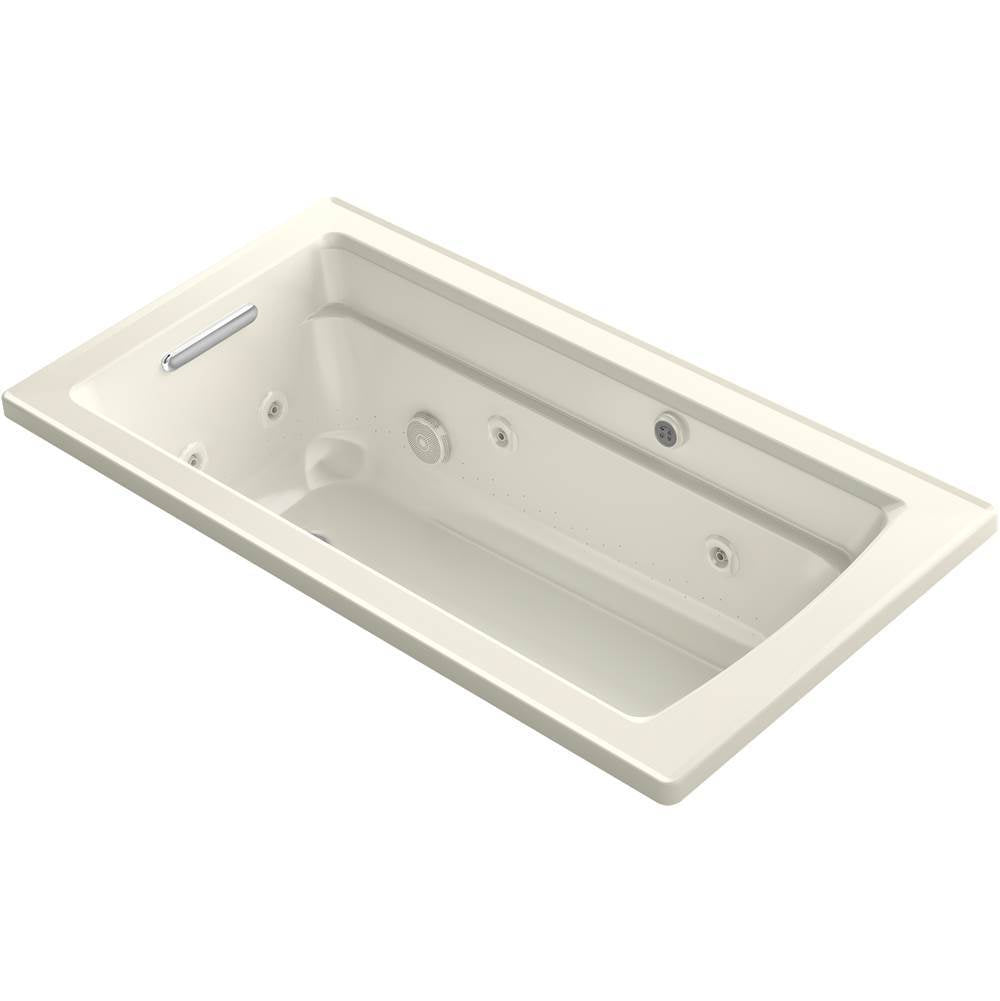 Archer 60" x 32" drop-in Heated BubbleMassage air bath and whirlpool