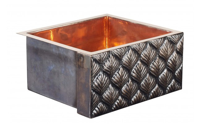 Thompson Traders KPA-1715C Kahlo Kitchen Sink in Polished Rose Gold/Black Nickel
(Smooth/Cordate)