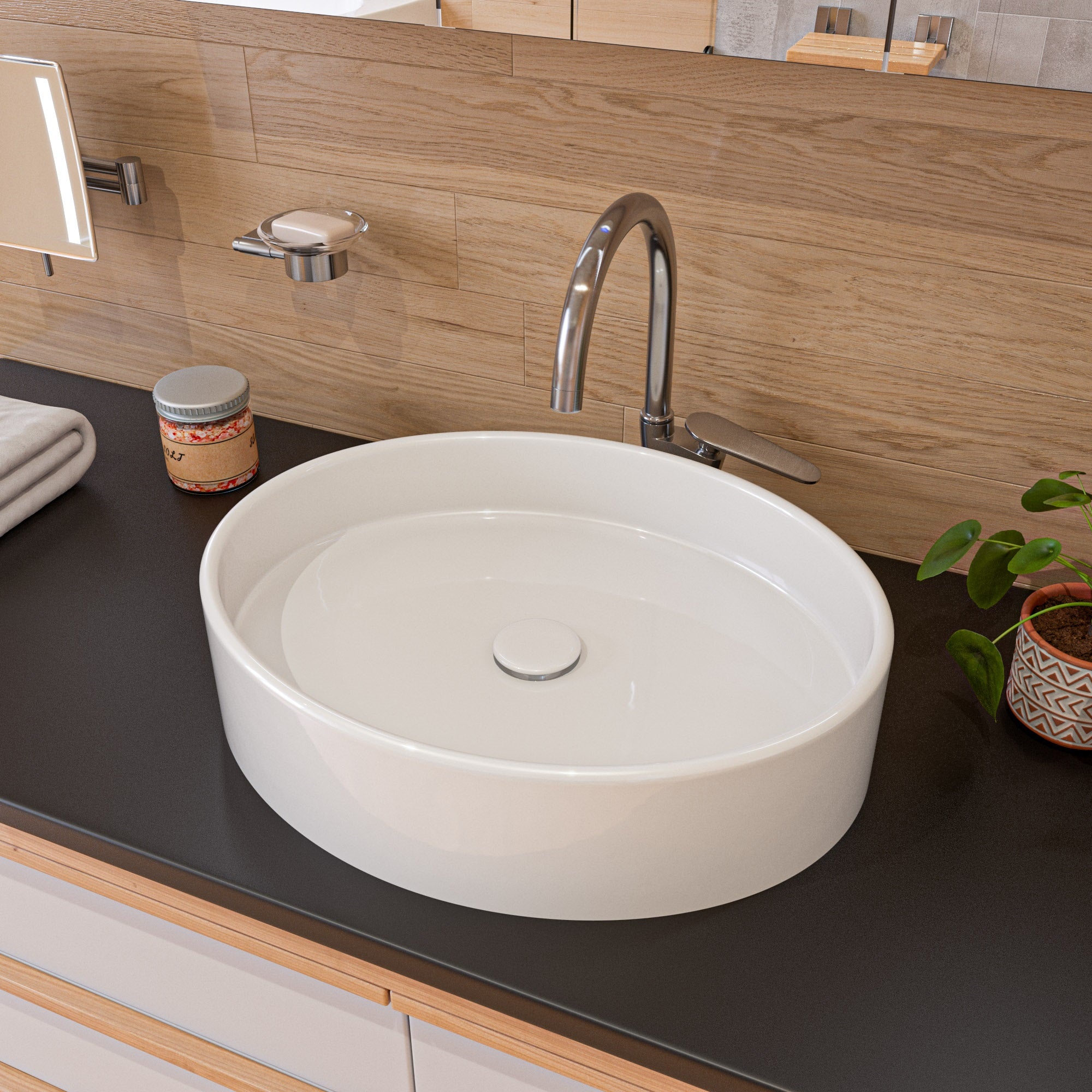 Above Mount Ceramic Sink