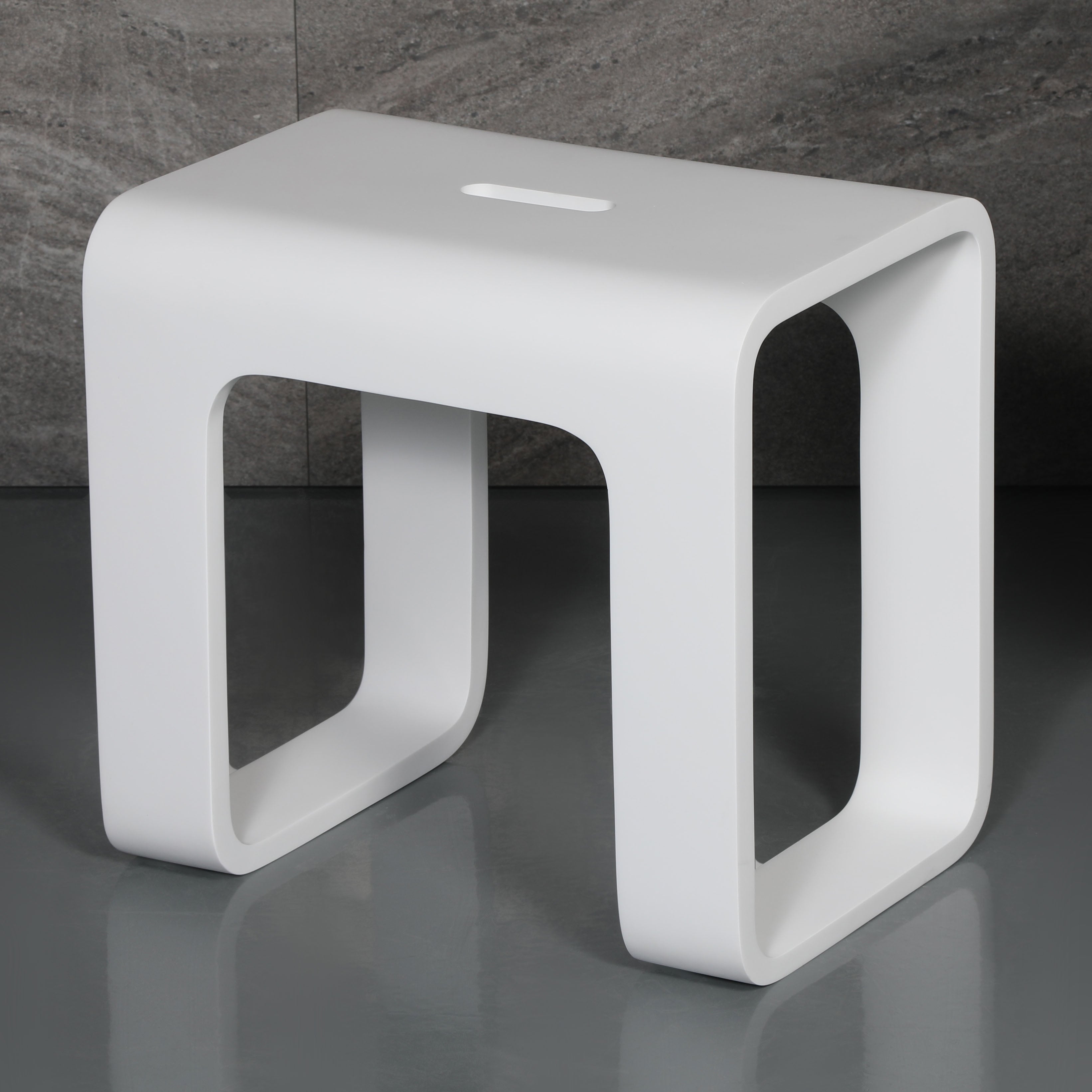 Surface Resin Bathroom / Shower Stool