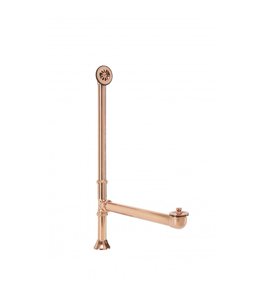 Thompson Traders TDBTWO-PC Tub drain & overflow kit Bath Tub Drain in Rose Gold