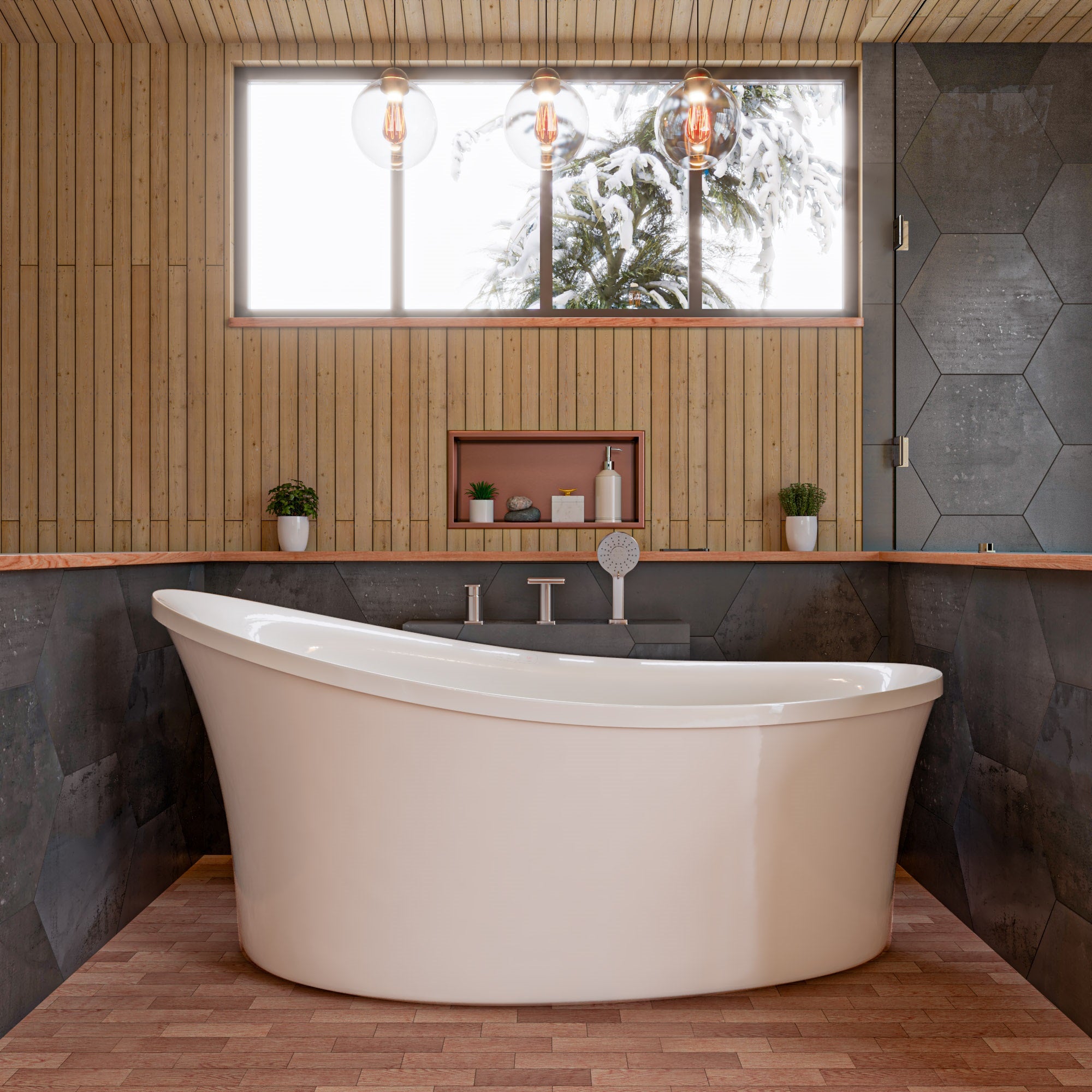 Free Standing Air Bubble Bathtub