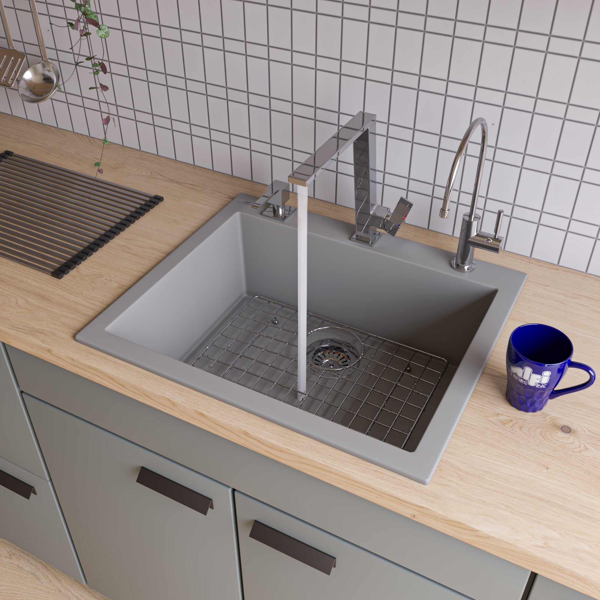 Single Bowl Granite Composite Kitchen Sink