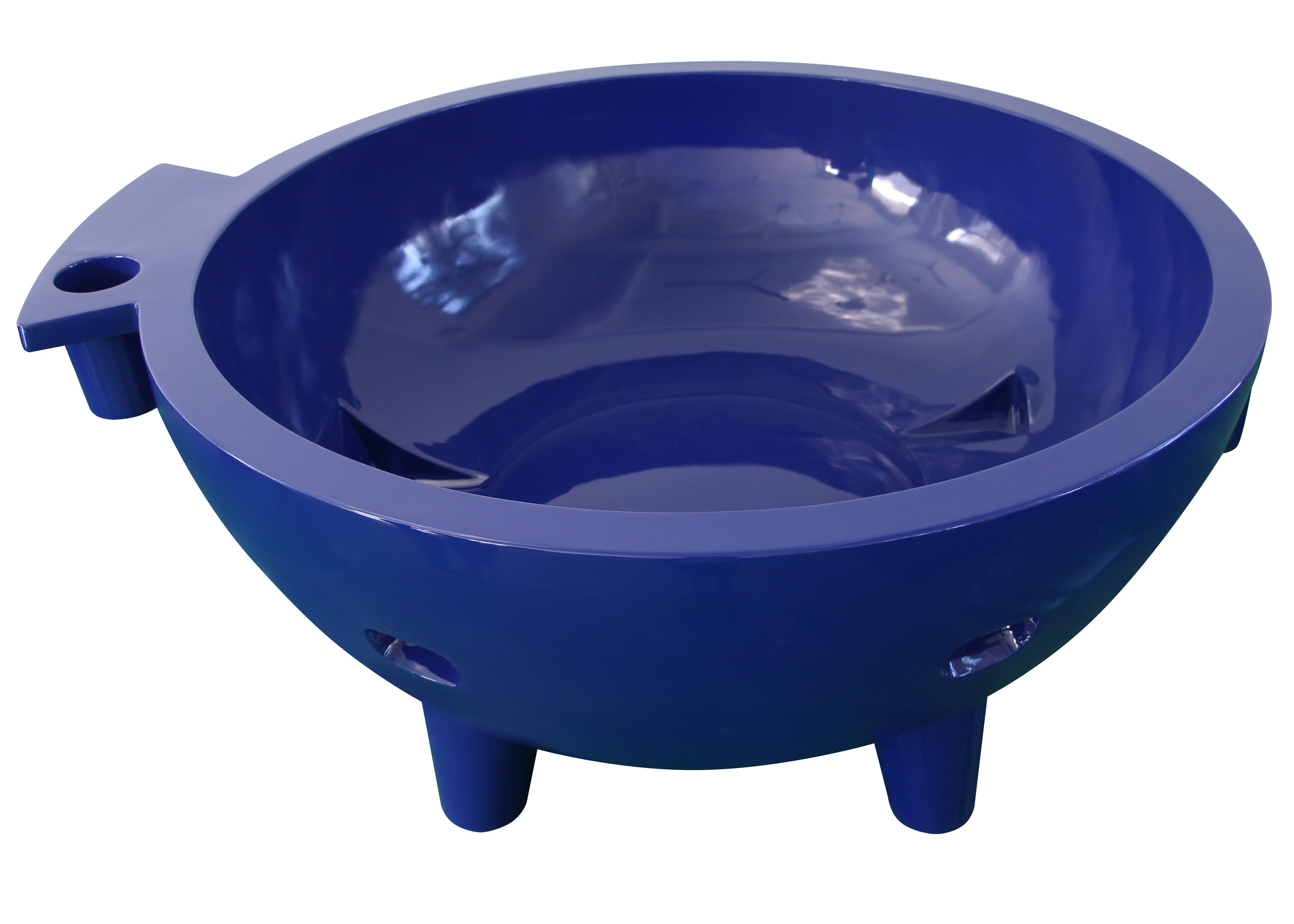 Round Fire Burning Portable Outdoor Hot Bath Tub
