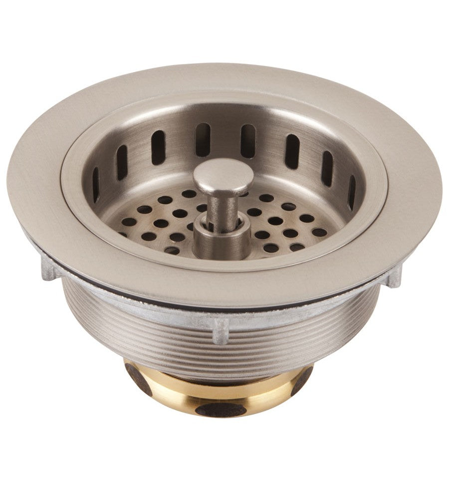 Thompson Traders TDB35-BRN Basket Strainer Kitchen Sink Drain in Nickel