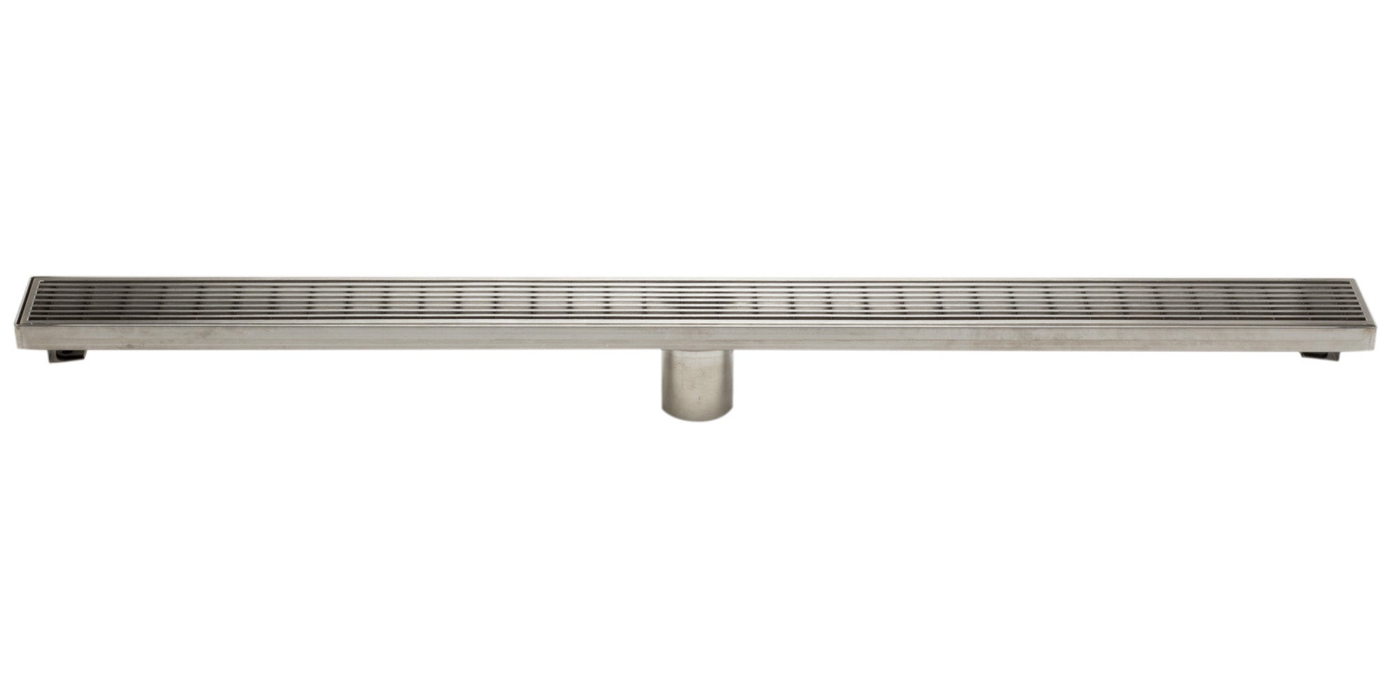 Steel Linear Shower Drain With Groove Lines