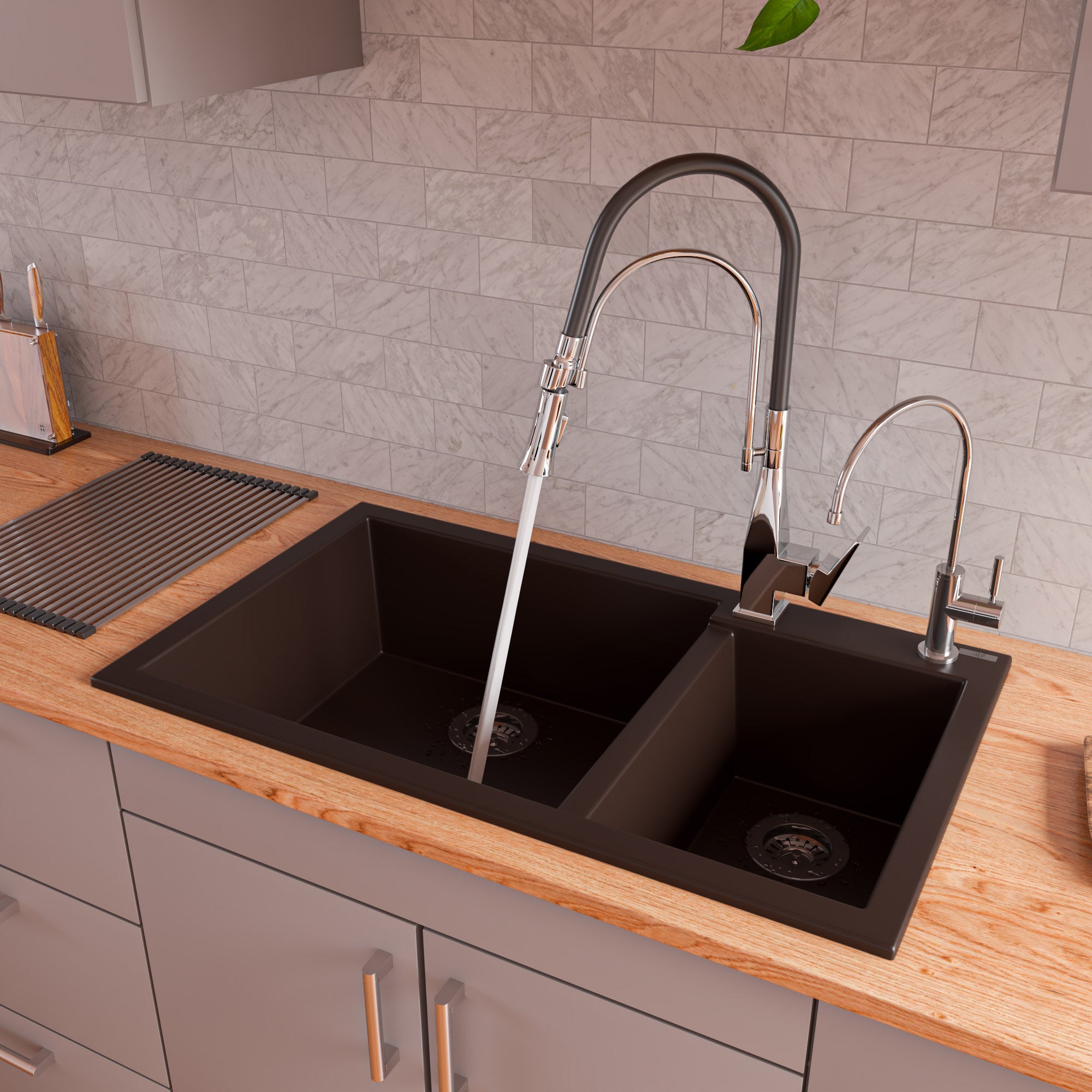 Bowl Drop In Granite Composite Kitchen Sink