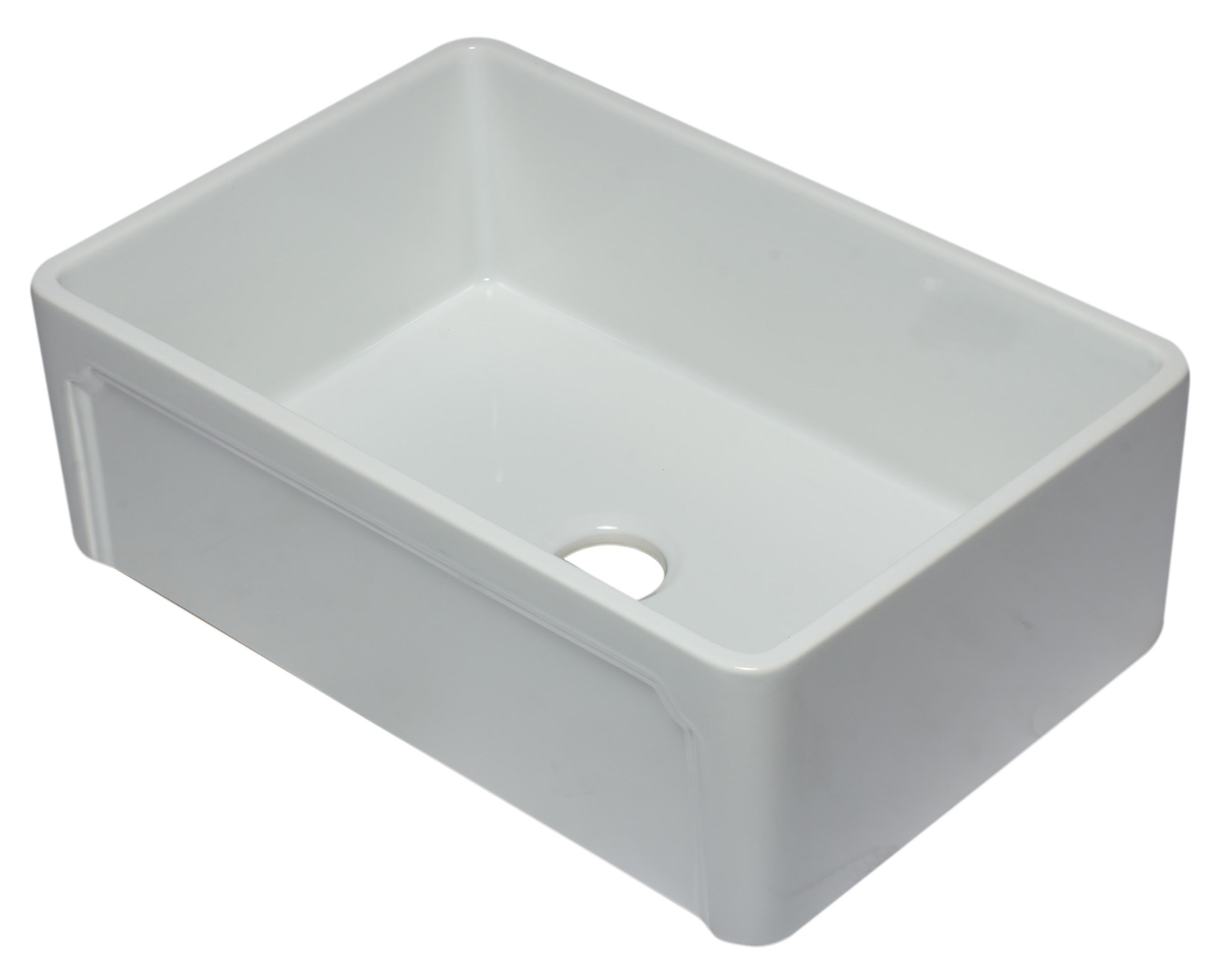 Reversible Single Fireclay Farmhouse Kitchen Sink