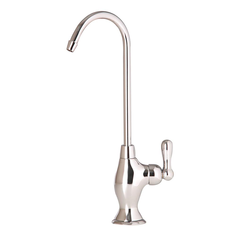 Point-of-Use Drinking Faucet with Teardrop Base and Side Handle