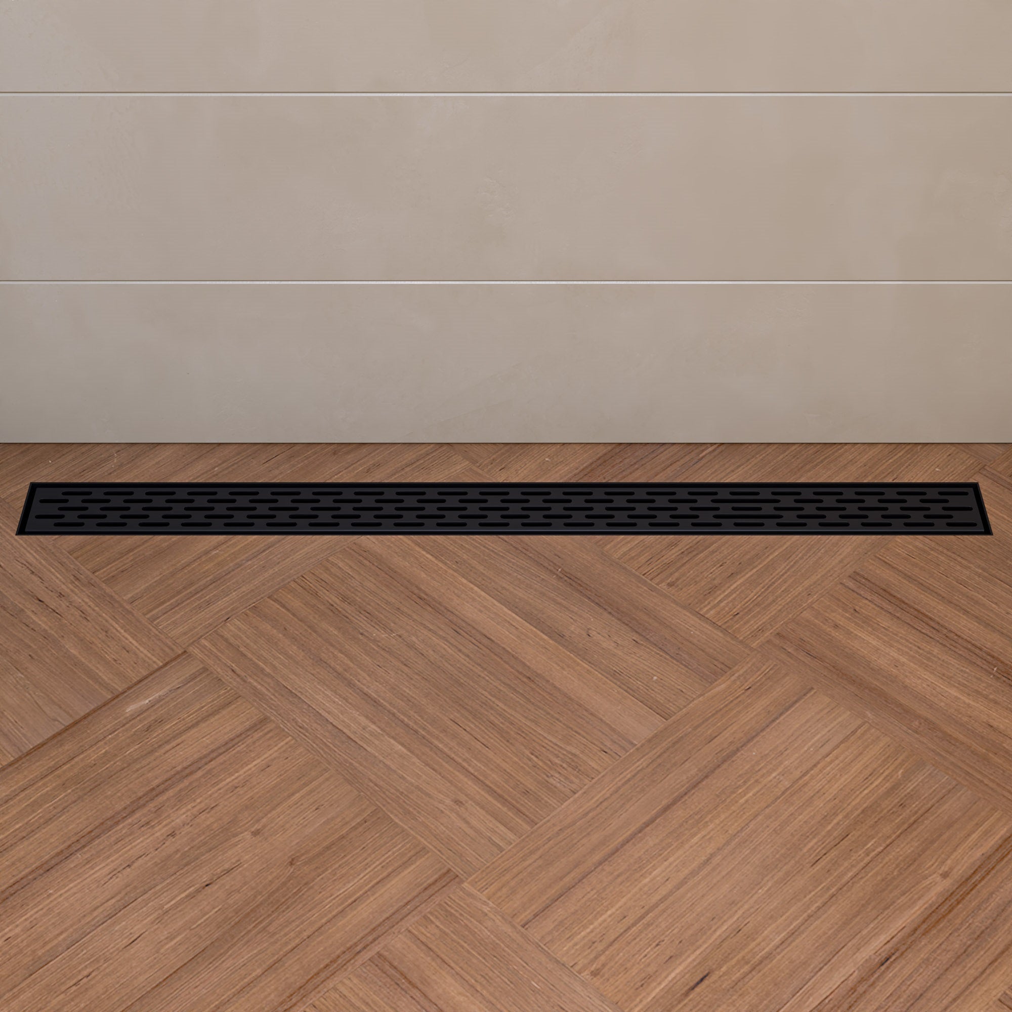 Stainless Steel Linear Shower Drain With Groove Holes