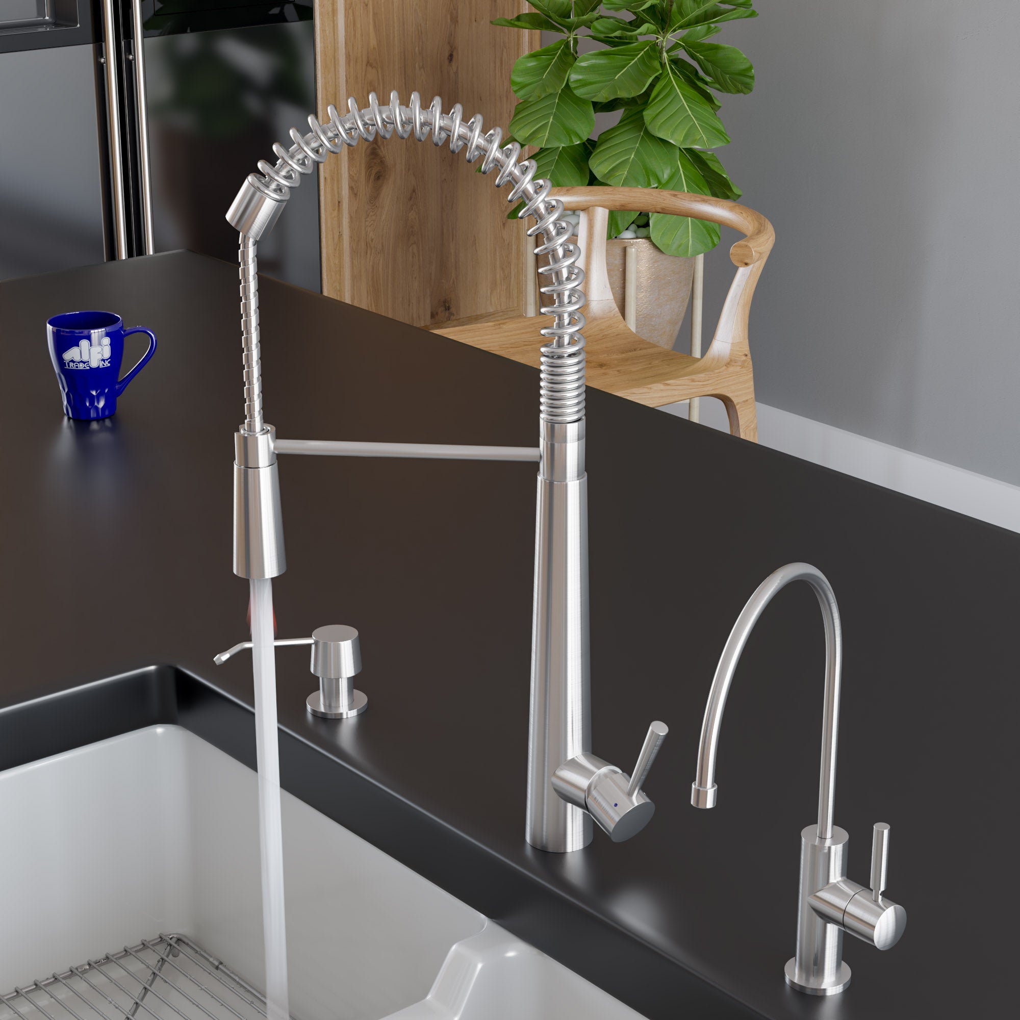 Commercial Spring Kitchen Faucet