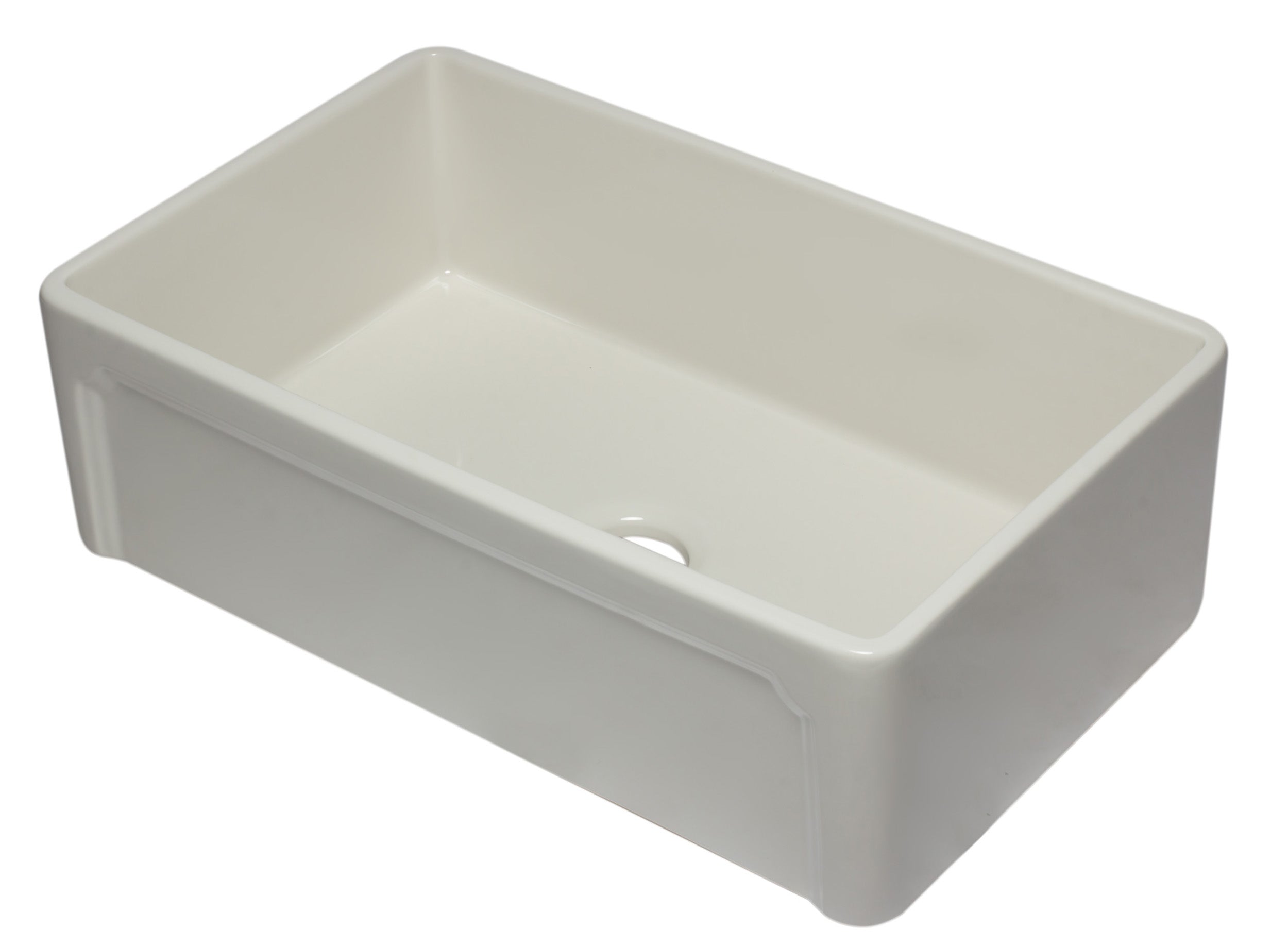 Reversible Single Fireclay Farmhouse Kitchen Sink