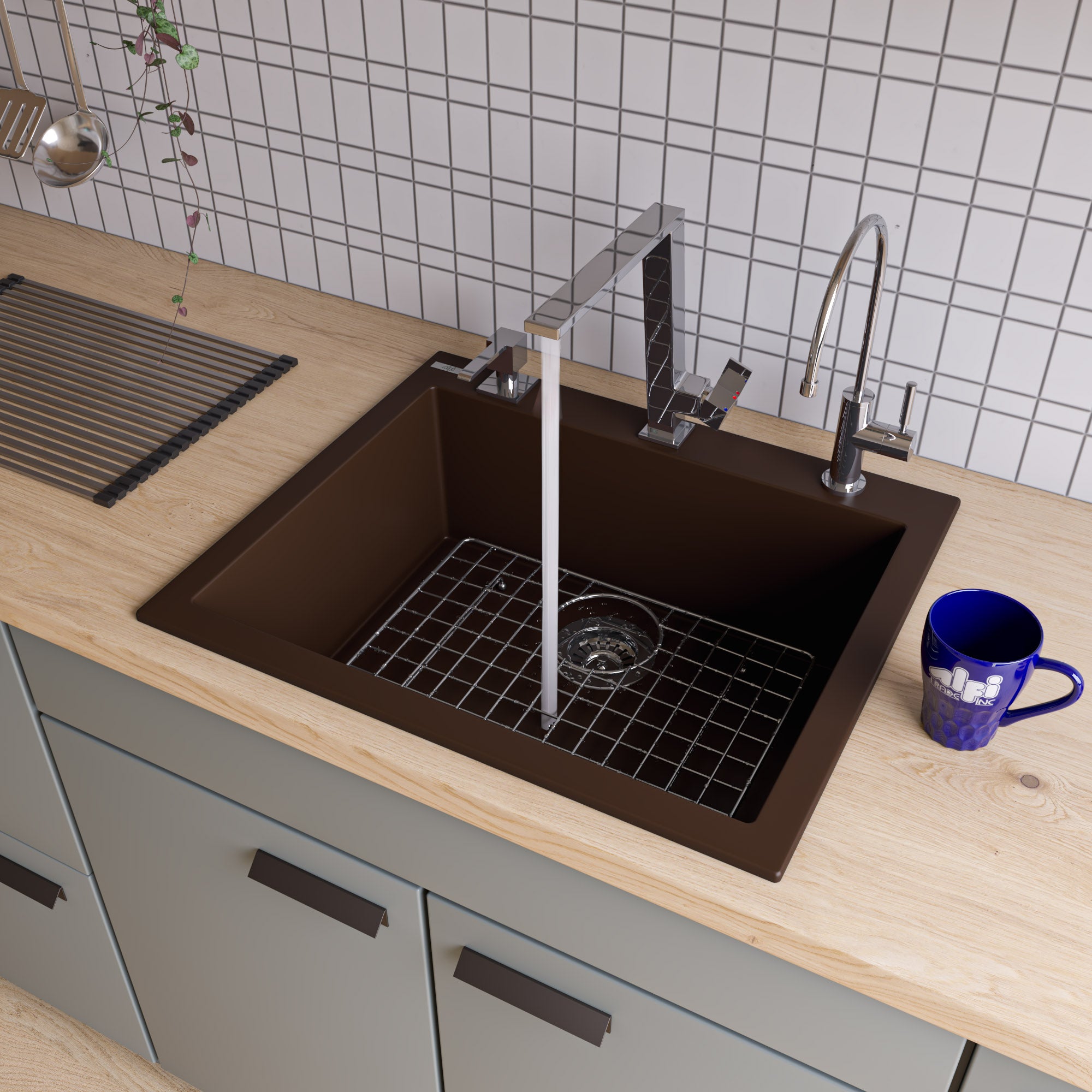 Single Bowl Granite Composite Kitchen Sink