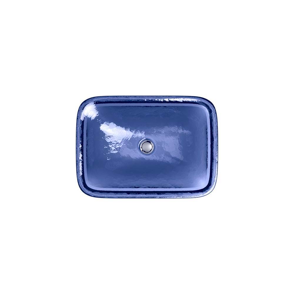 Inia 20-3/4" rectangular drop-in bathroom sink, no overflow