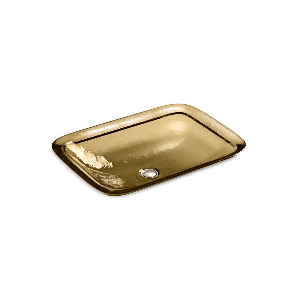 Inia 20-3/4" rectangular drop-in bathroom sink, no overflow