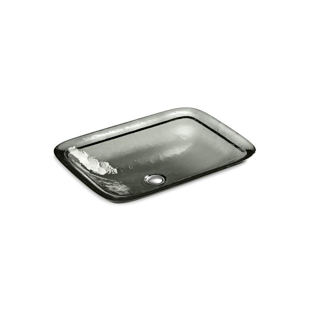 Inia 20-3/4" rectangular drop-in bathroom sink, no overflow