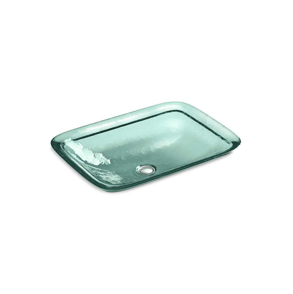 Inia 20-3/4" rectangular drop-in bathroom sink, no overflow