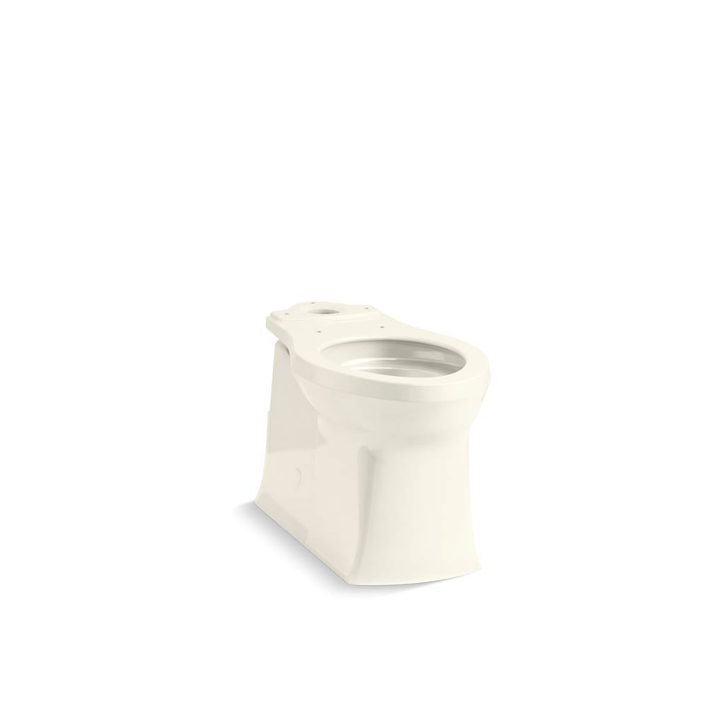 Corbelle Tall elongated toilet bowl with skirted trapway