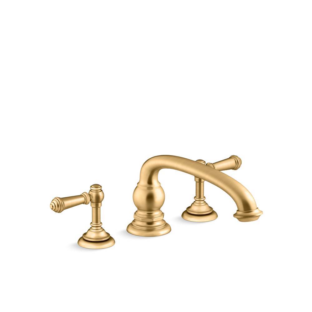 Artifacts Deck-mount bath faucet handle trim with Lever design