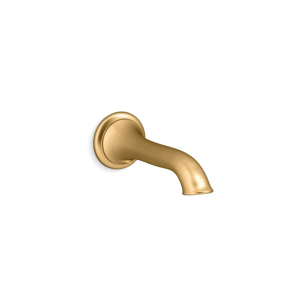 Artifacts Wall-mount bath spout with flare design