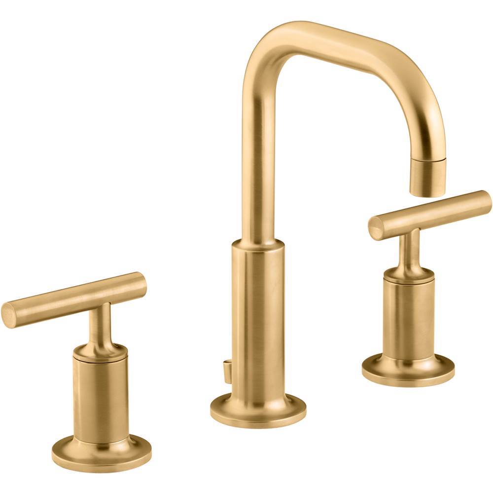 Purist Widespread bathroom sink faucet with Lever handles, 1.2 gpm