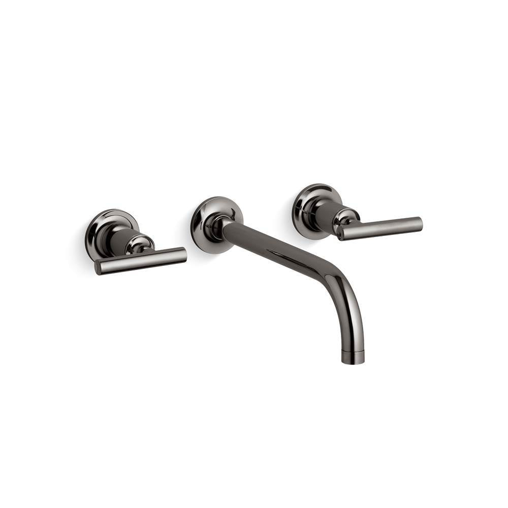 Purist Wall-mount bathroom sink faucet trim with Lever handles, 1.2 gpm