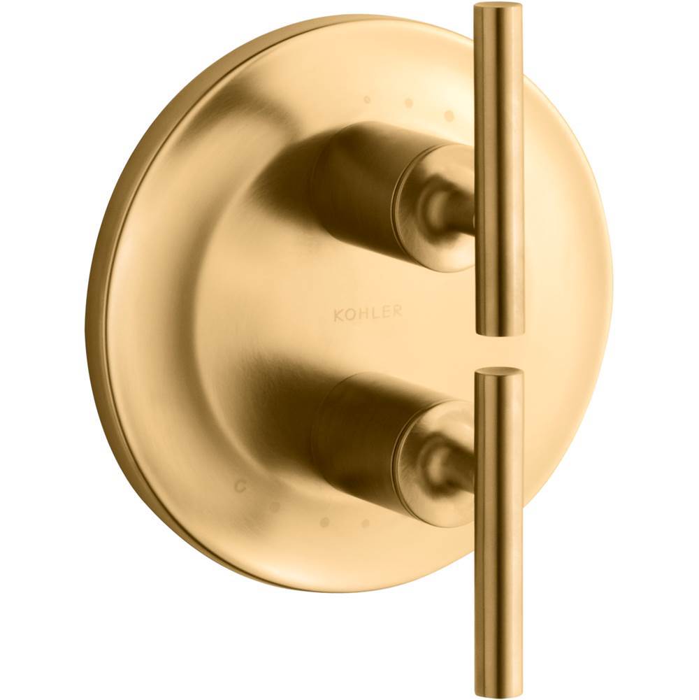 Purist MasterShower temperature and volume control valve trim
