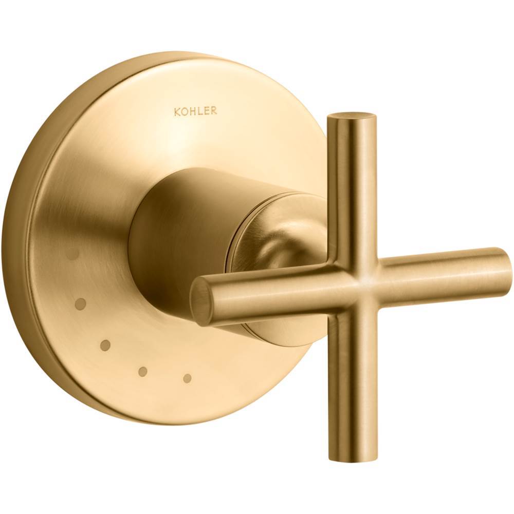Purist MasterShower volume control valve trim with cross handle