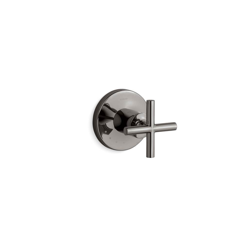 Purist MasterShower volume control valve trim with cross handle