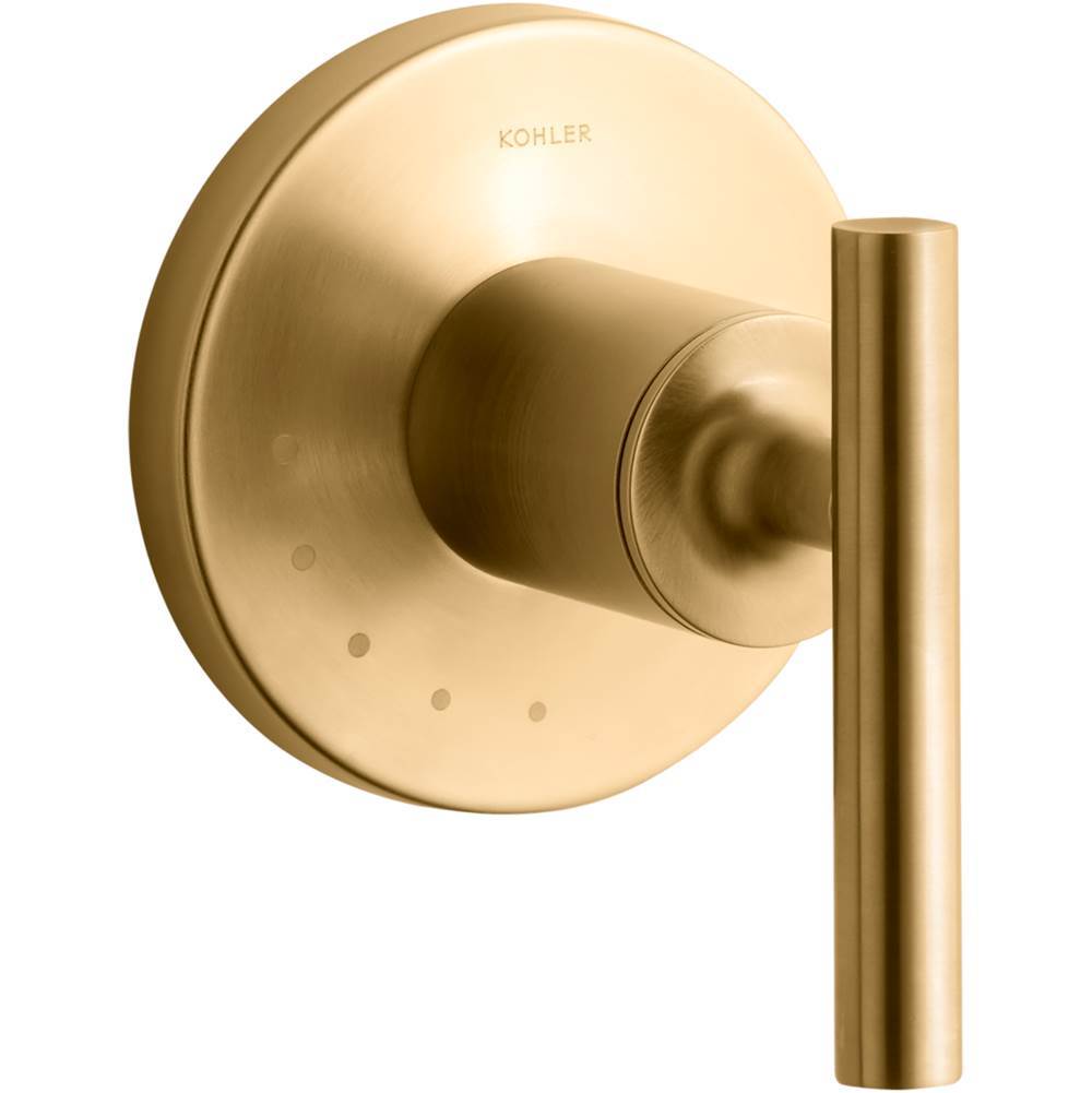 Purist MasterShower volume control valve trim with lever handle