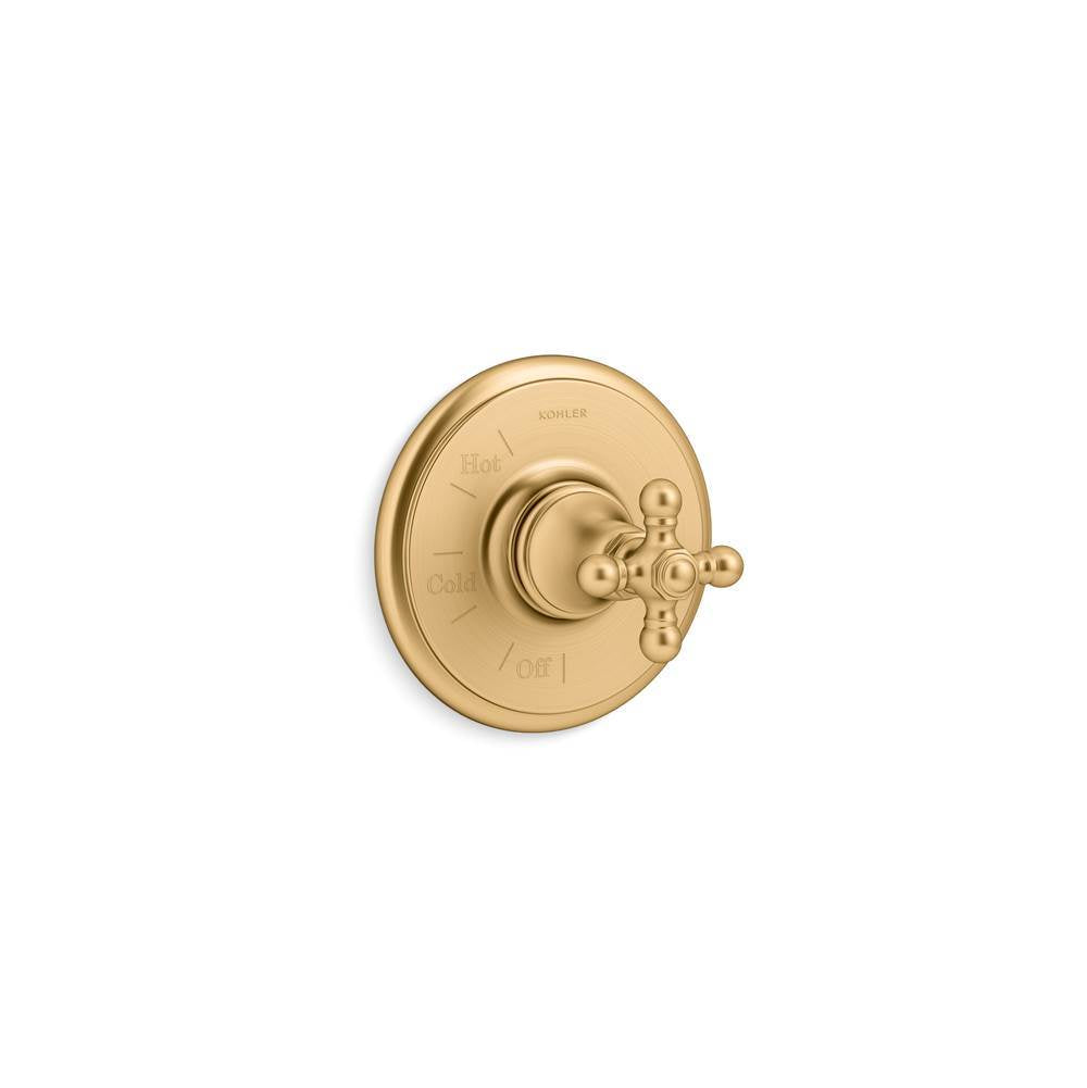 Artifacts Rite-Temp valve trim with cross handle