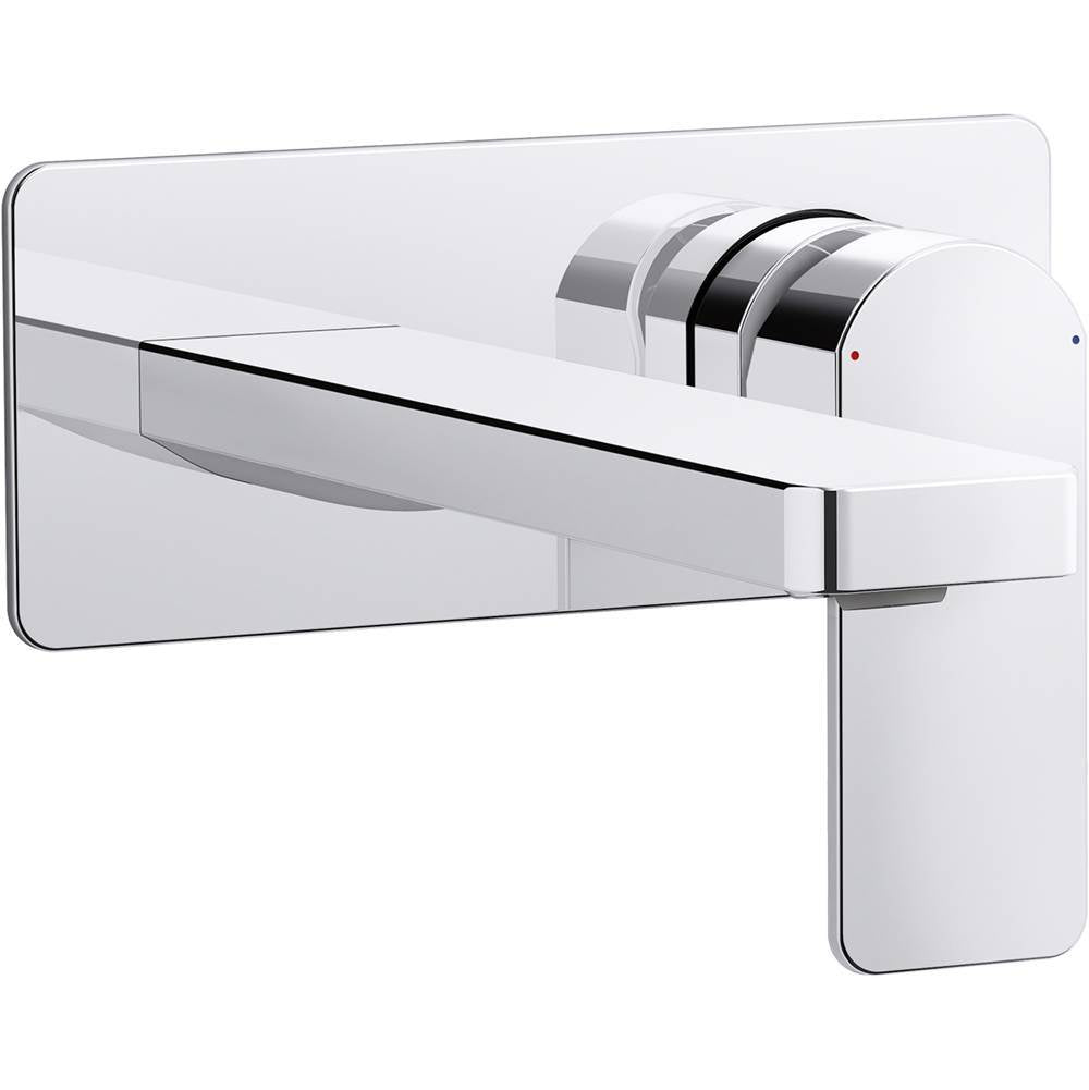 Parallel Wall-mount single-handle bathroom sink faucet, 1.2 gpm