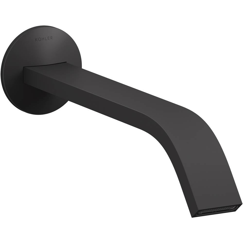 Components Wall-mount bathroom sink faucet spout with Ribbon design, 1.2 gpm